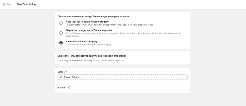 List New Items on Temu – M2E Cloud User Guides