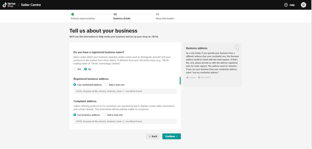 Zadejte informace o své firmě
