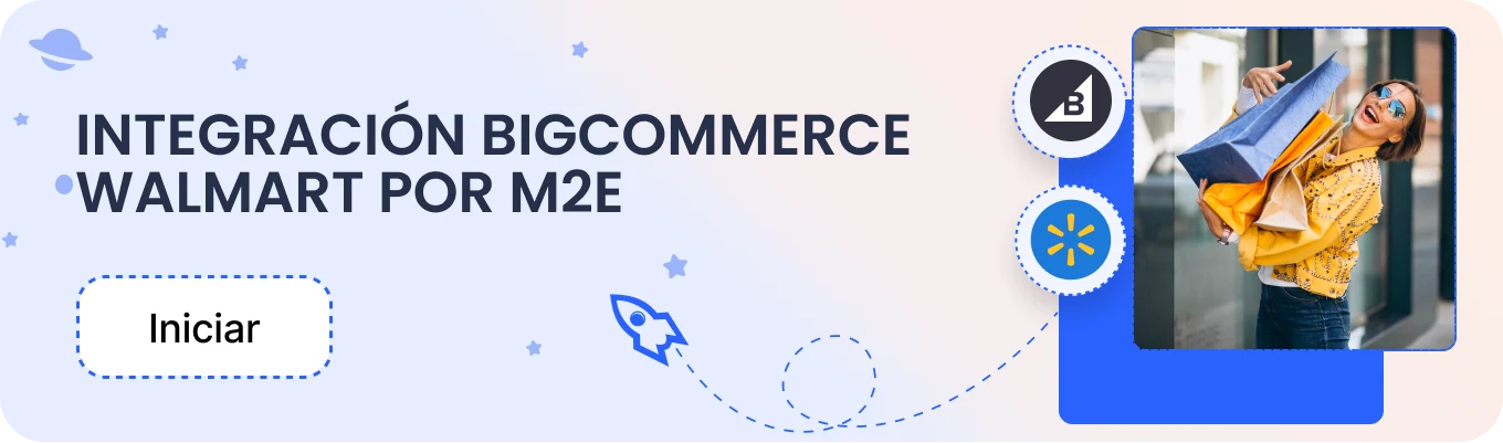 Integración de BigCommerce con Walmart por M2E