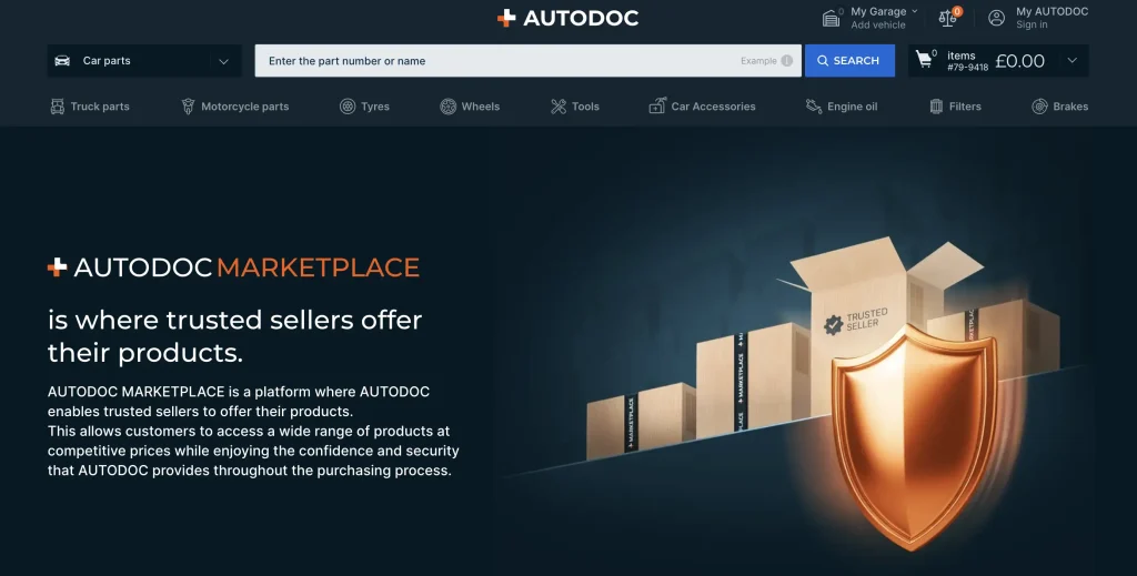 AUTODOC Marketplace Join the Marketplace