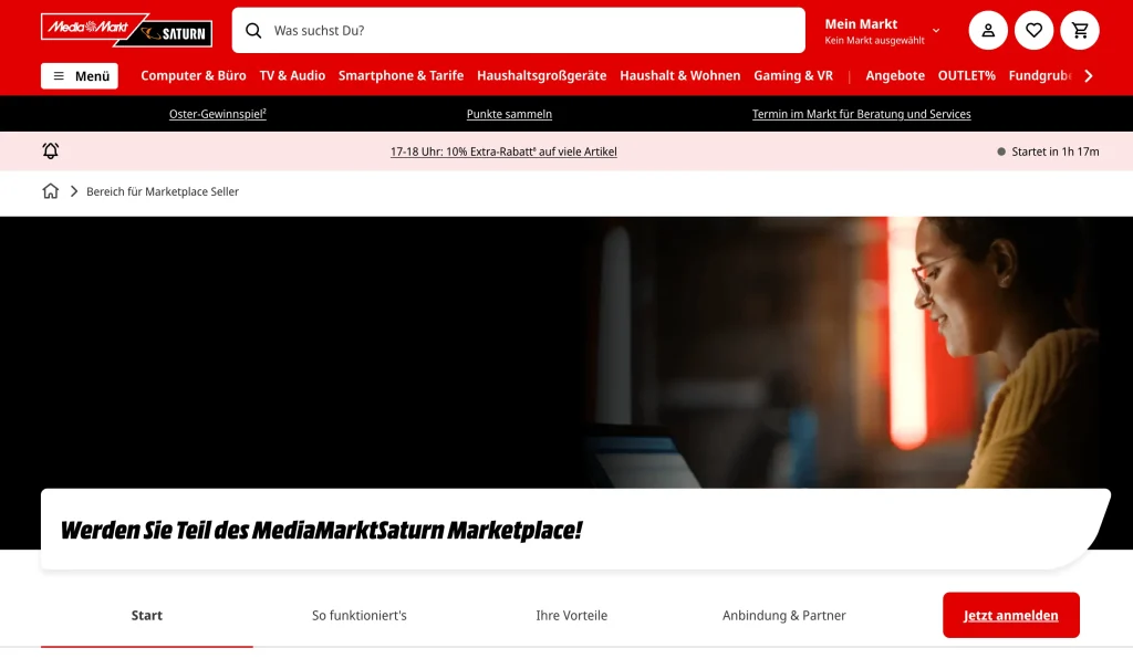 MediaMarkt Saturn Seller Page