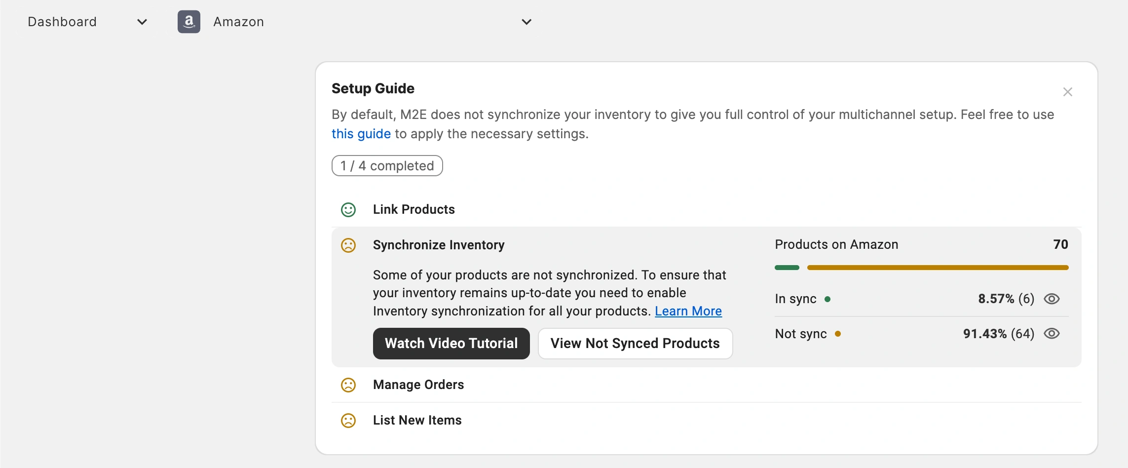 Guía de configuración rápida de Shopify y Amazon: Paso 4