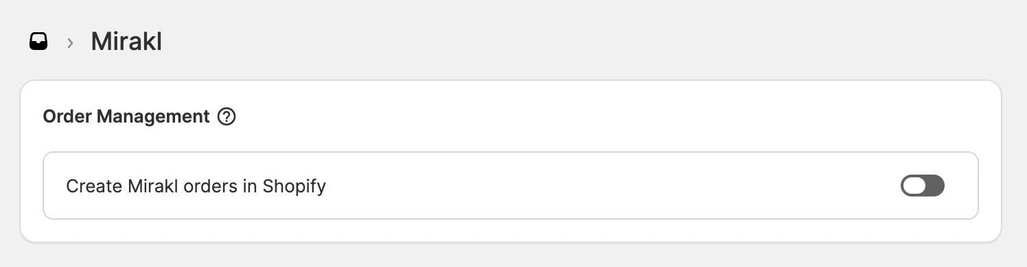 Gestion des commandes Shopify Mirakl